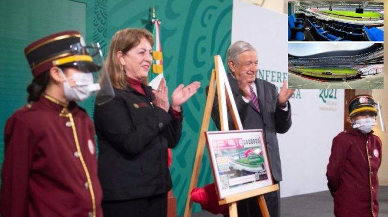 Palco en el Estadio Azteca, depas, mansiones y más en sorteo de la Lotería Nacional: AMLO