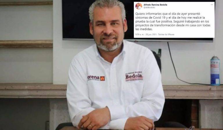 Tiene Covid el gobernador electo de Michoacán; trabajará desde casa