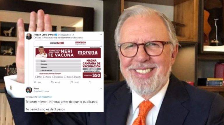 López Dóriga bombardea con mentiras a la 4T