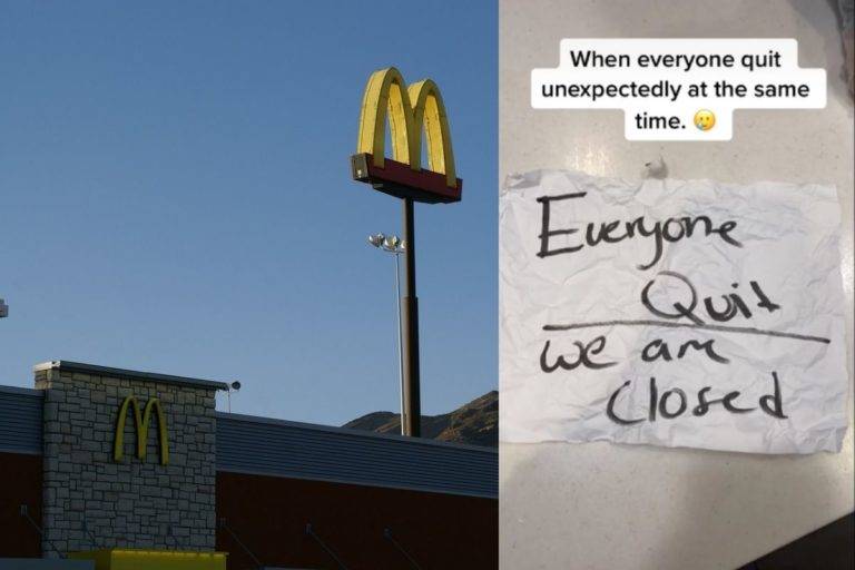 Empleados de un McDonald’s renuncian en plena jornada laboral