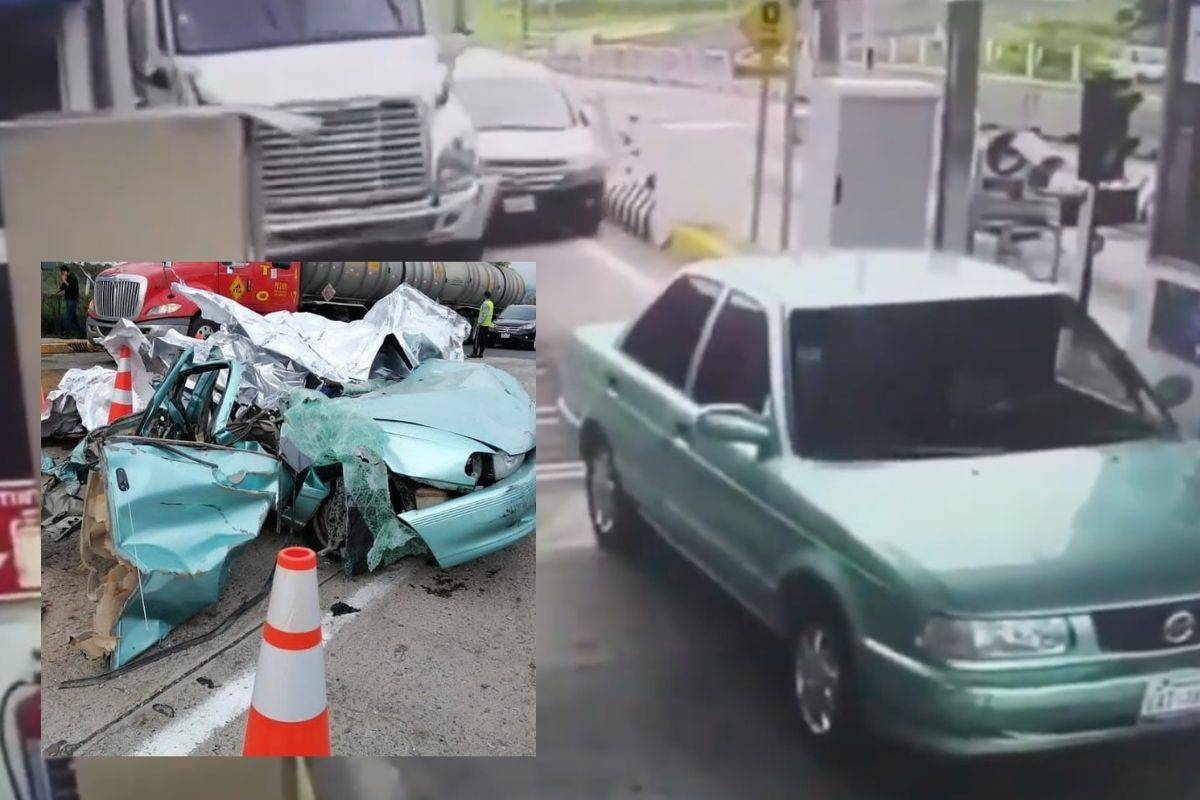Video: Camión de carga se quedó sin frenos en caseta de Jalostotitlán; fallecieron cuatro personas