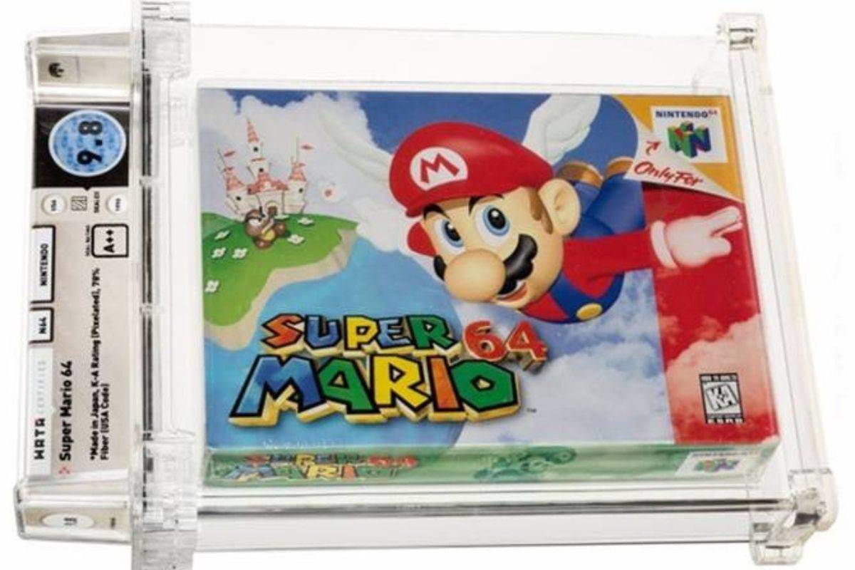 Cartucho de Super Mario 64 rompe récord al venderse en millones de pesos