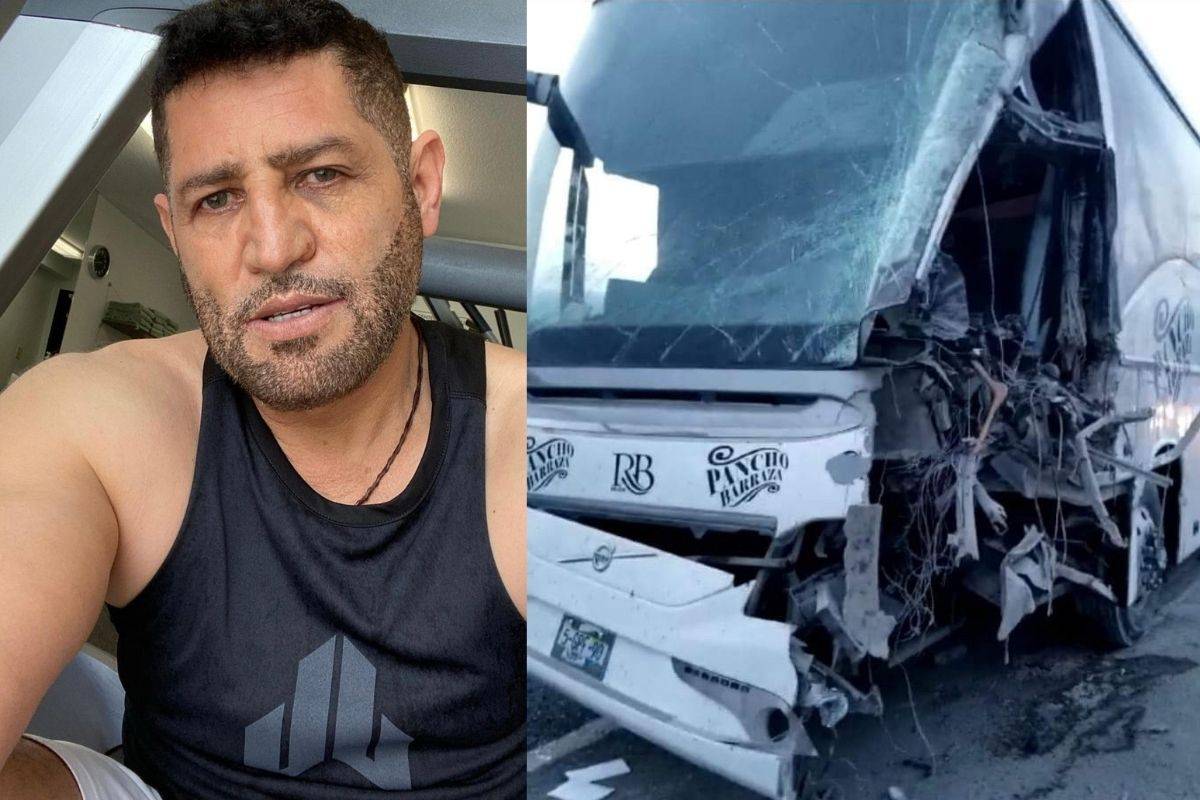 Pancho Barraza y sus músicos sufren accidente en carretera de Nayarit