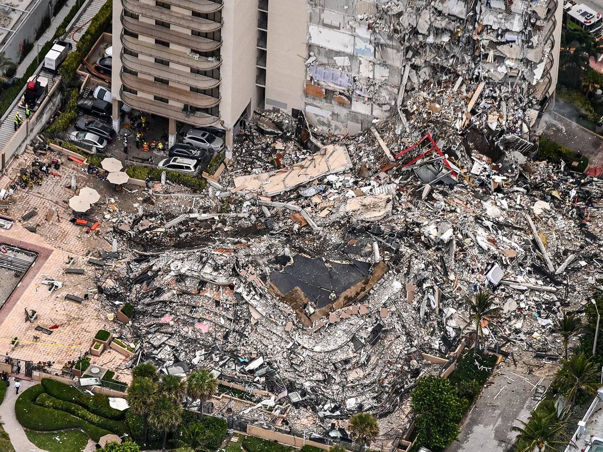 Encuentran 3 cuerpos más en edificio que se derrumbó en Florida