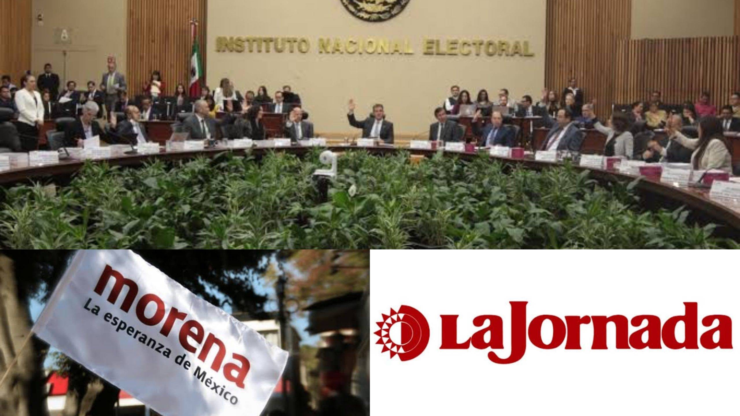 INE prohíbe a legisladores de Morena y a La Jornada difundir la consulta popular