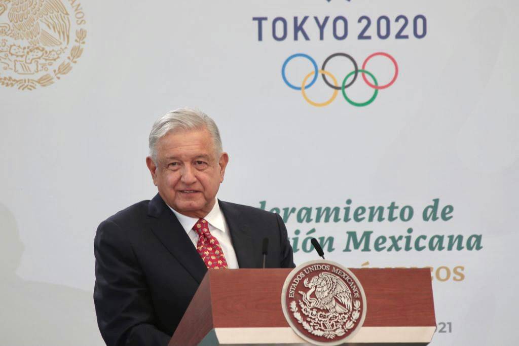 AMLO recompensará a la Delegación Mexicana que irá a Tokio
