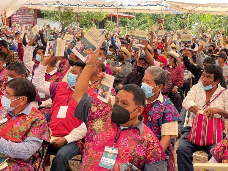Más de 20 mil autoridades municipales, agrarias y comunitarias apoyan la Reforma Indígena
