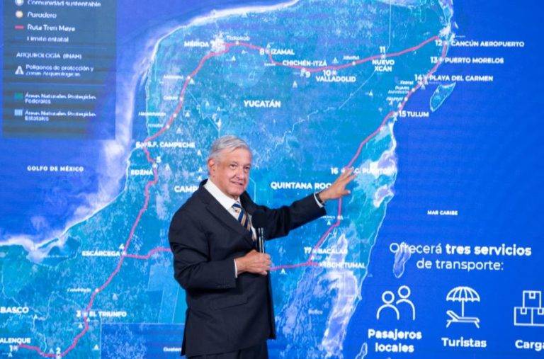 El Tren Maya llevará el desarrollo al sureste, antes no les importaba: AMLO