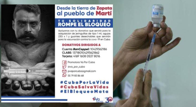 Convocan a mexicanos a ayudar al pueblo cubano
