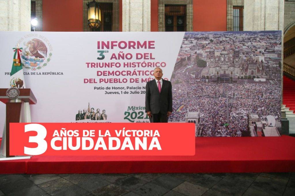 AMLO refrenda su compromiso de no fallarle al pueblo