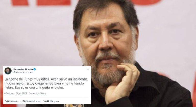 La noche del lunes, muy difícil, es una chinguita el bicho: Noroña