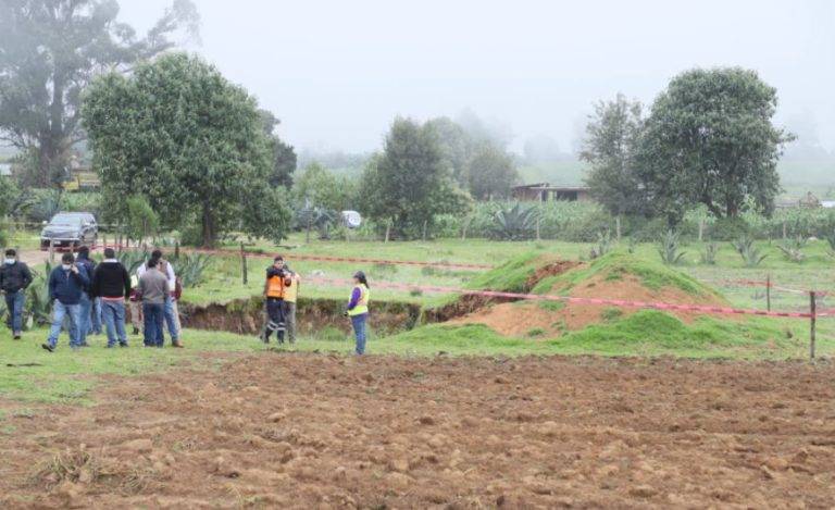 Denuncian la presencia de un nuevo socavón en Puebla