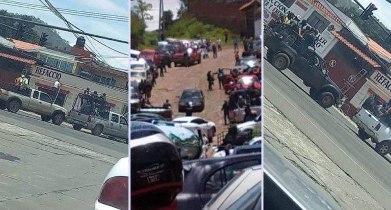 Sicarios armados se pasearon en Pátzcuaro, irrumpen en la localidad