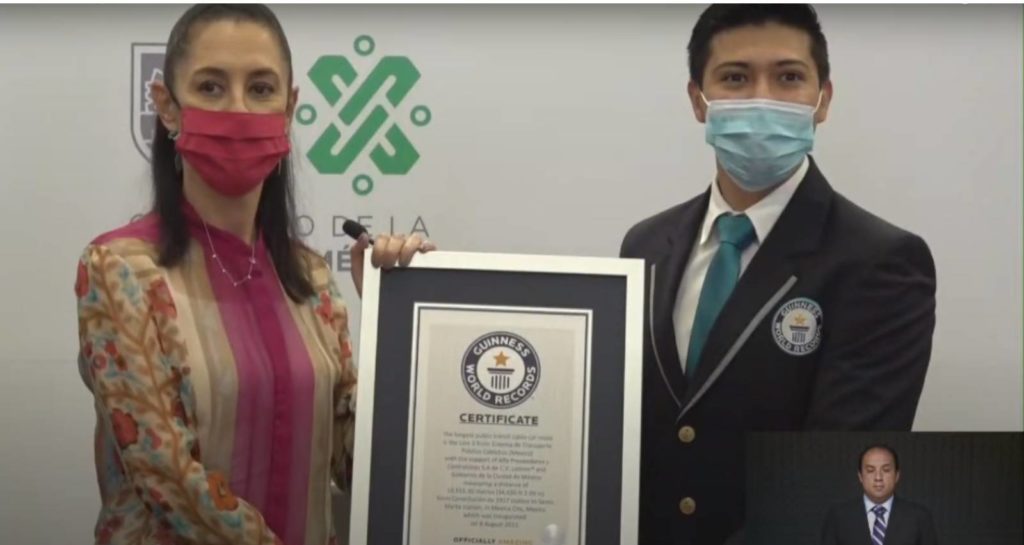 Récord Guinness para el Cablebús; es el más grande del mundo