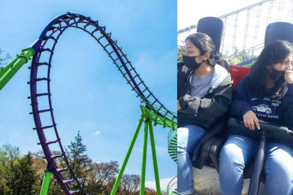 Jóvenes se quedan atrapadas en juego mecánico de Six Flags en CDMX