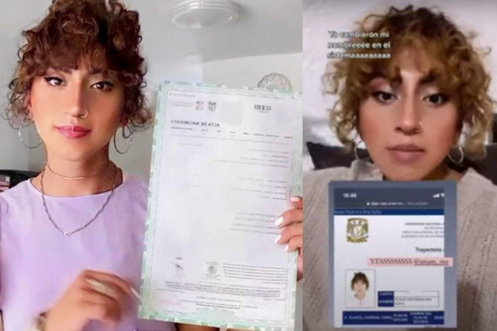 Estudiante transgénero celebra que la UNAM cambio su nombre y foto en sus documentos