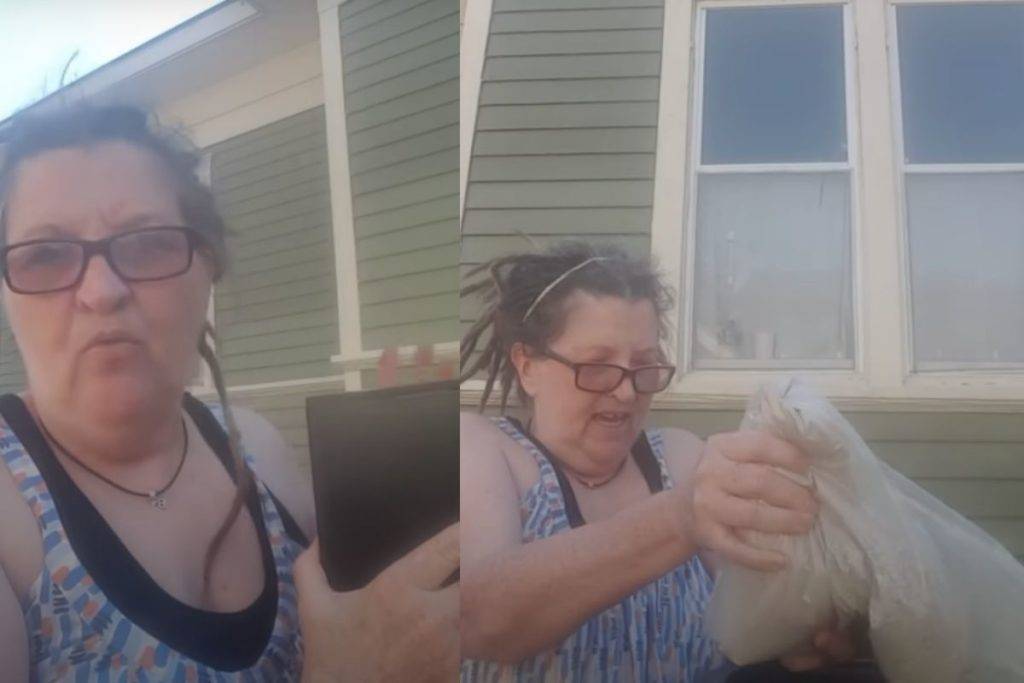 Mujer tiró a la basura las cenizas de su esposo golpeador