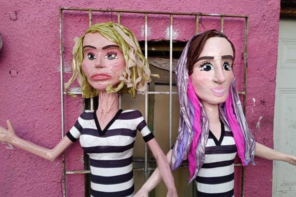 Crean piñatas de Laura Bozzo y YosStop