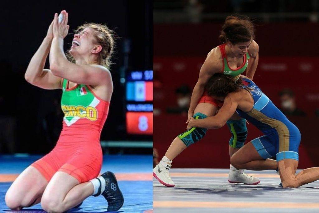 Mexicana Jane Valencia queda fuera de Tokio tras debutar en lucha olímpica