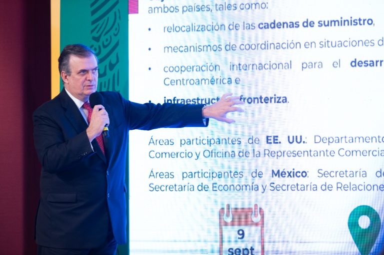 El 9 de septiembre se realizará diálogo económico de alto nivel entre México y EU