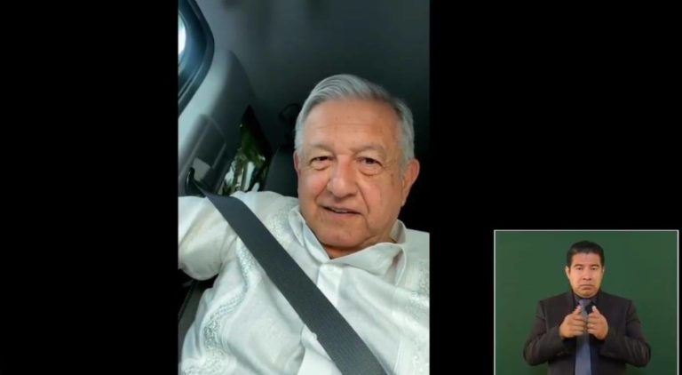 AMLO dice que no entrará a la mañanera por la fuerza ni se someterá a chantajes