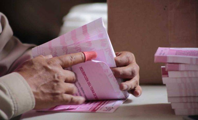 Así participaron las comunidades purépechas de Michoacán en la consulta popular