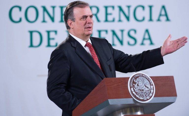 Ebrard prevé la apertura de la frontera norte este año