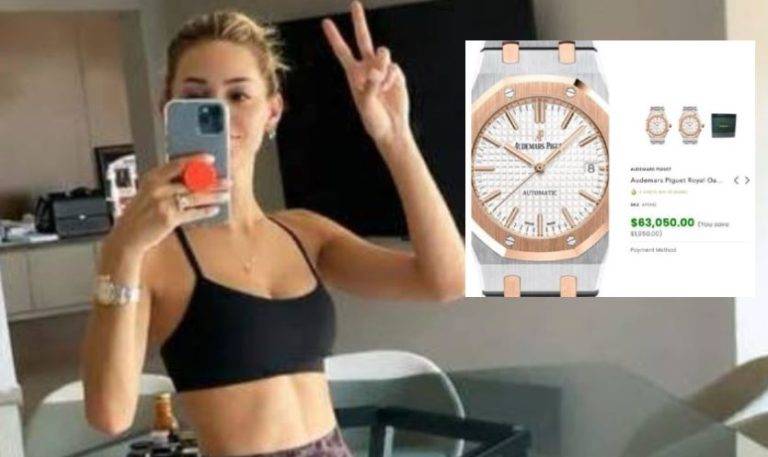 Esposa de Samuel García presume reloj de más de 1 mdp, pero no pagan multa del INE