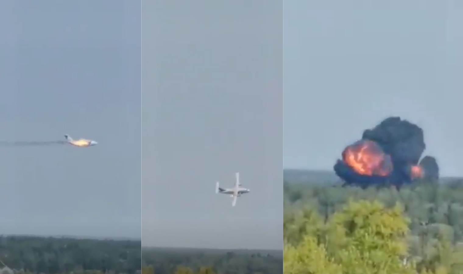Se desploma avión militar ruso; no hay sobrevivientes