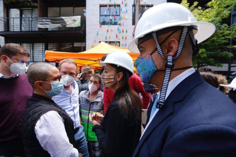 Falleció uno de los heridos por la explosión en avenida Coyoacán: Sheinbaum