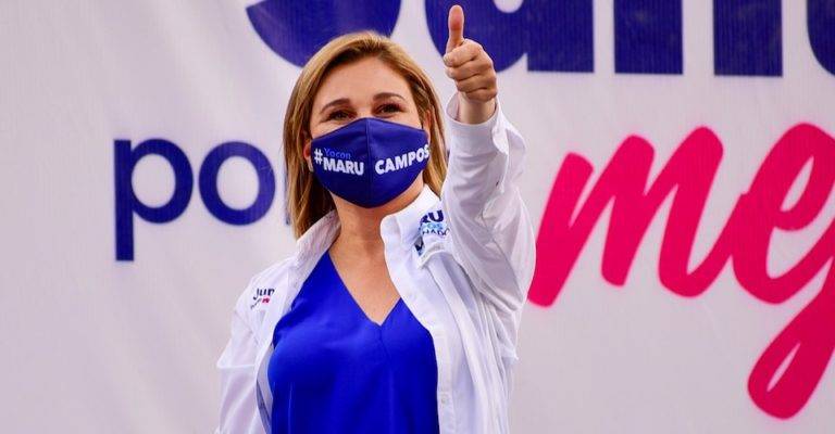 Hospitalizan a Maru Campos por Covid-19