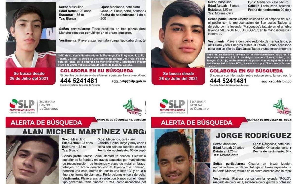 Cuatro jóvenes desaparecieron luego de que viajaron a Tonalá en busca de trabajo