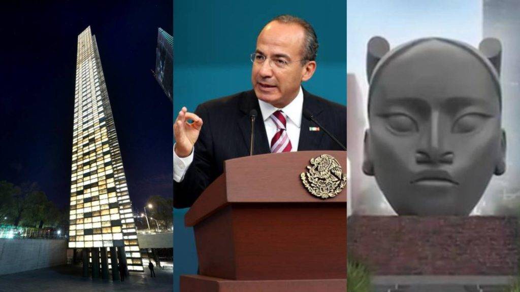 Calderón firma petición para que no quiten estatua de Colón; redes lo exhiben