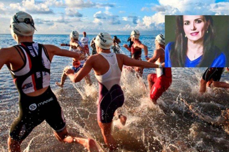Filántropa Leticia Rico fallece durante la competencia Ironman de Cozumel