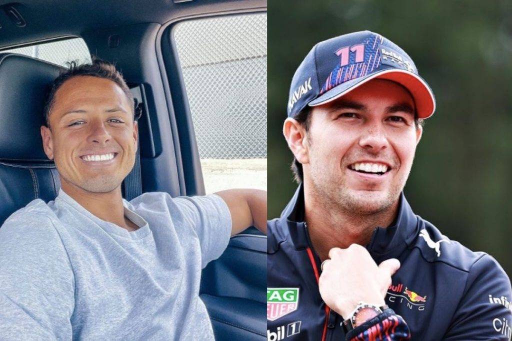 Chicharito reta a Checo Pérez para partida en videojuego