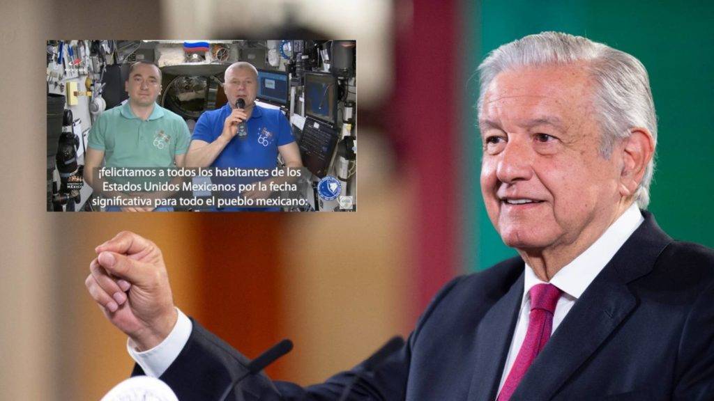 Cosmonautas rusos felicitan a México por los 200 años de Independencia