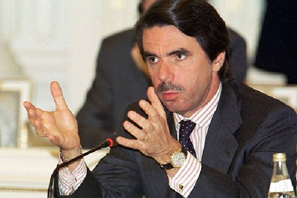 Aznar es un clásico derechista español racista, militarista