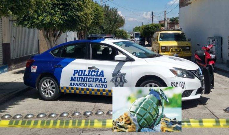 Encuentran granada al interior de una caja en Guanajuato, no hubo percances