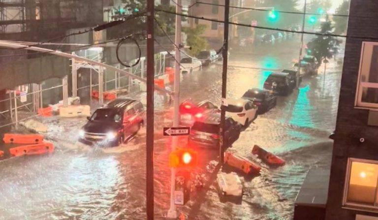 NY y Nueva Jersey bajo el agua; declaran estado de emergencia