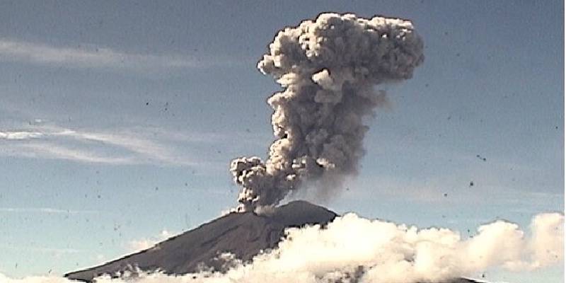 Volcán Popocatépetl 15 de septiembre