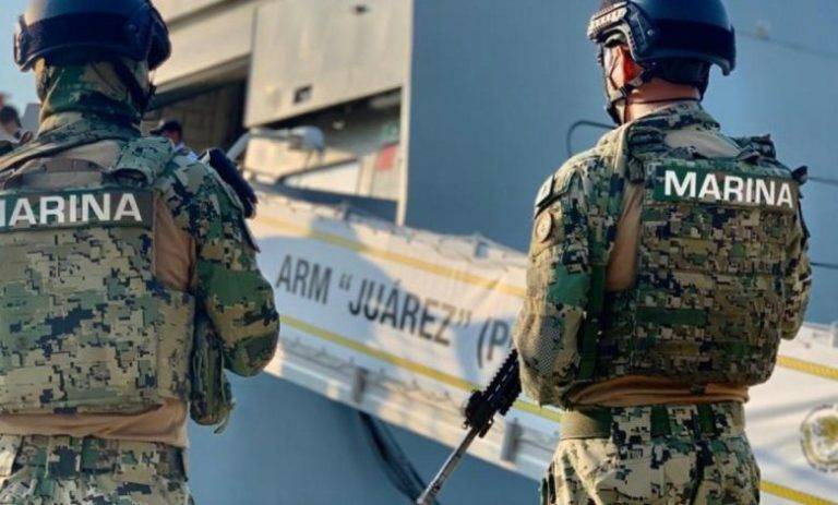 Semar decomisa dos toneladas metanfetaminas y huachicol en Baja California