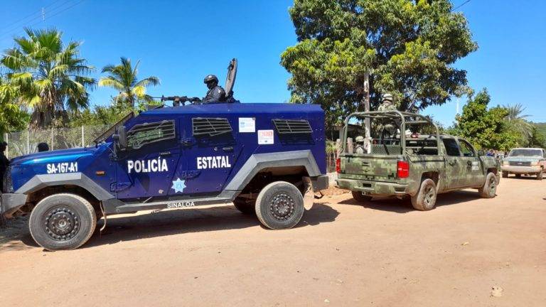 Se registra intensa balacera en Agua Caliente, Sinaloa; una mujer murió