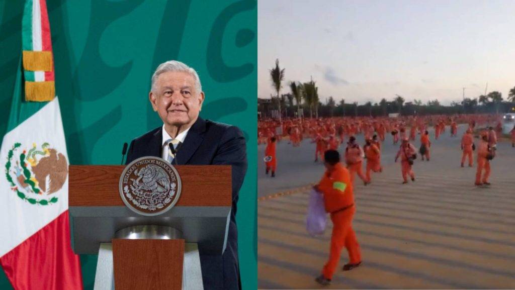 AMLO afirma que paro en refinería Dos Bocas es por conflicto sindical