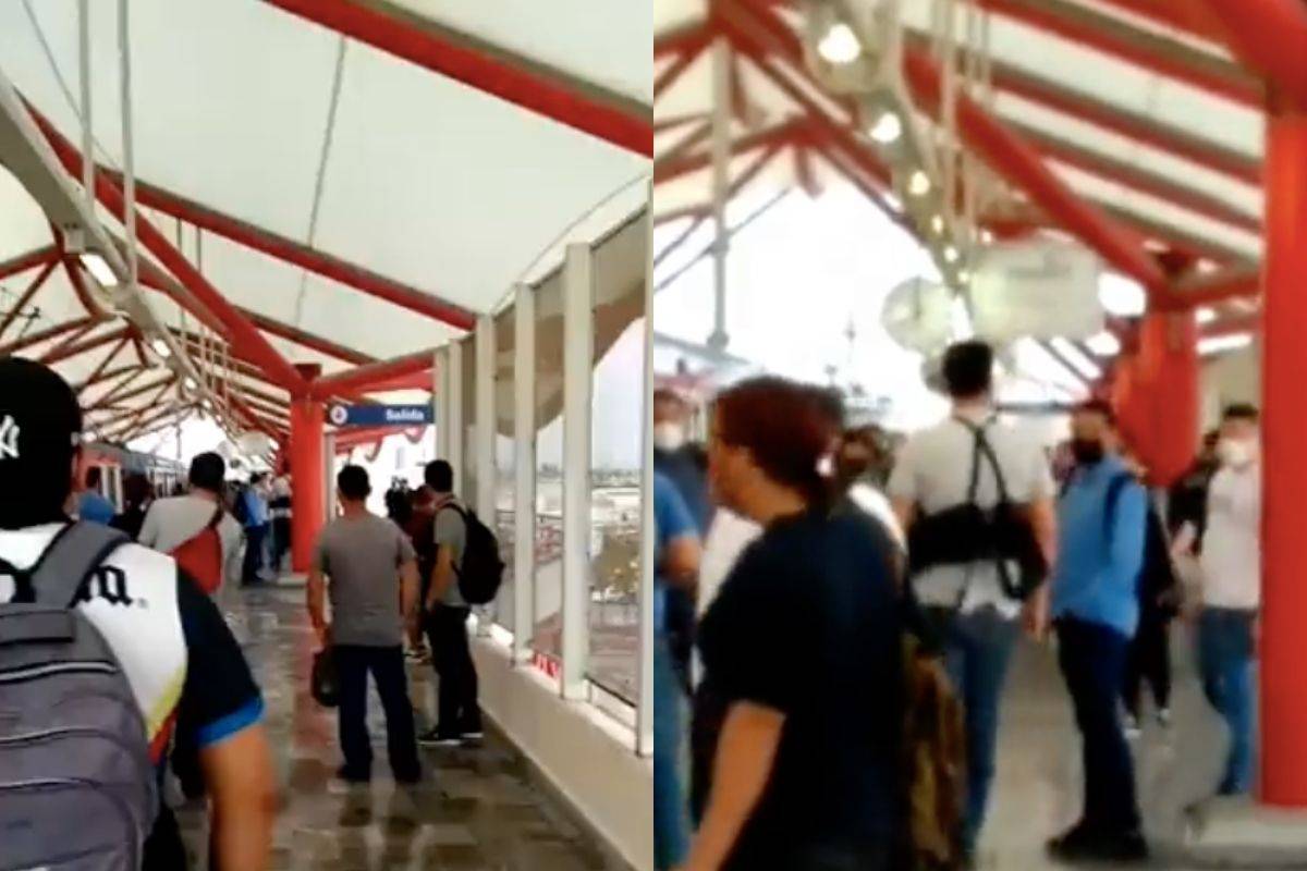 Hombre empuja a usuario a las vías del metro en Monterrey