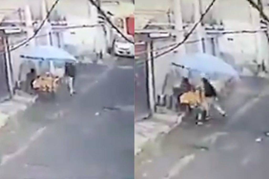 Hombre simula ser cliente y roba puesto de tamales en Cuautitlán Izcalli