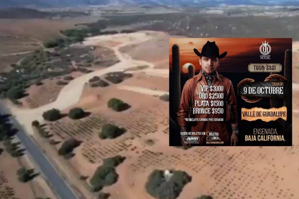 En Baja California destruyen 25 hectáreas para concierto de Nodal