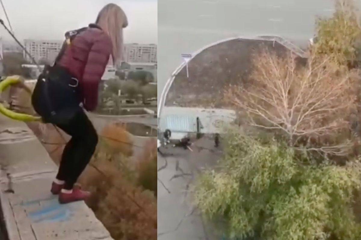 Mujer salta del bungee y muere al impactarse contra el piso
