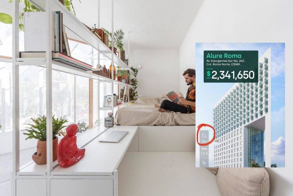 Usuario critica la venta de departamento de 28 metros cuadrados en casi 2 millones de pesos