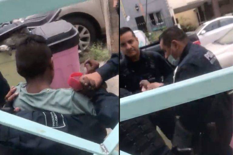 Captan abuso policial contra un menor en Guadalajara