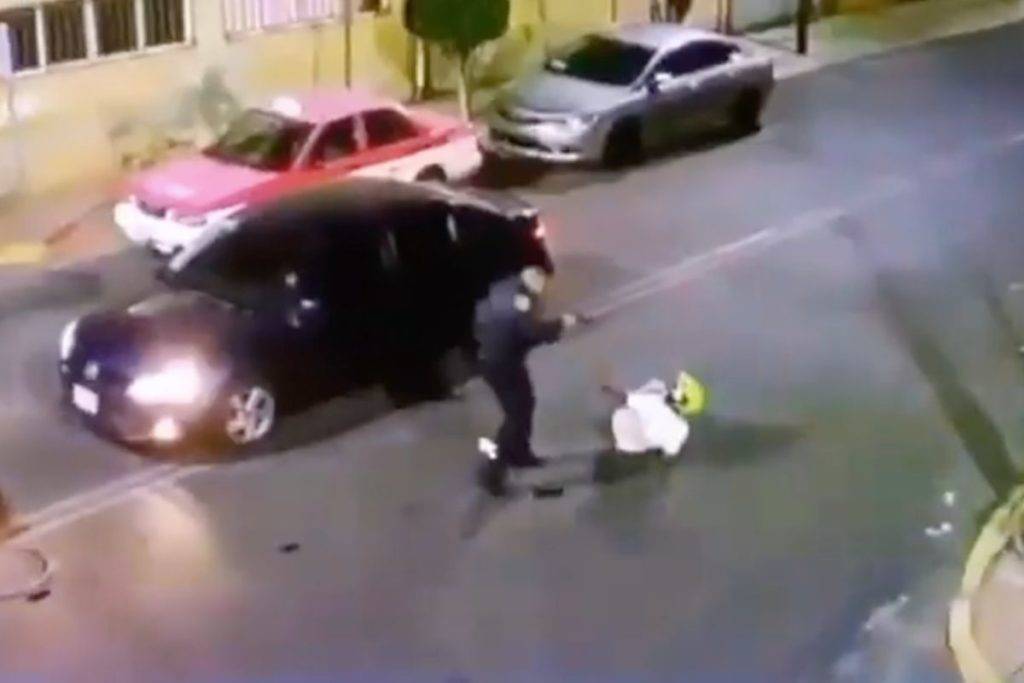Policía de CDMX frustra robo a automovilista en Iztacalco